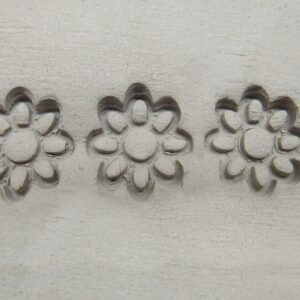 flower border pottery stamp | clay stamp | for handbuild pottery  - A Mayes Pottery