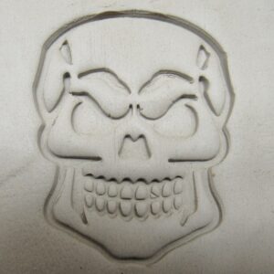 Skull Mug Clay Stamp for handbuild pottery Holiday Stamp - A Mayes Pottery
