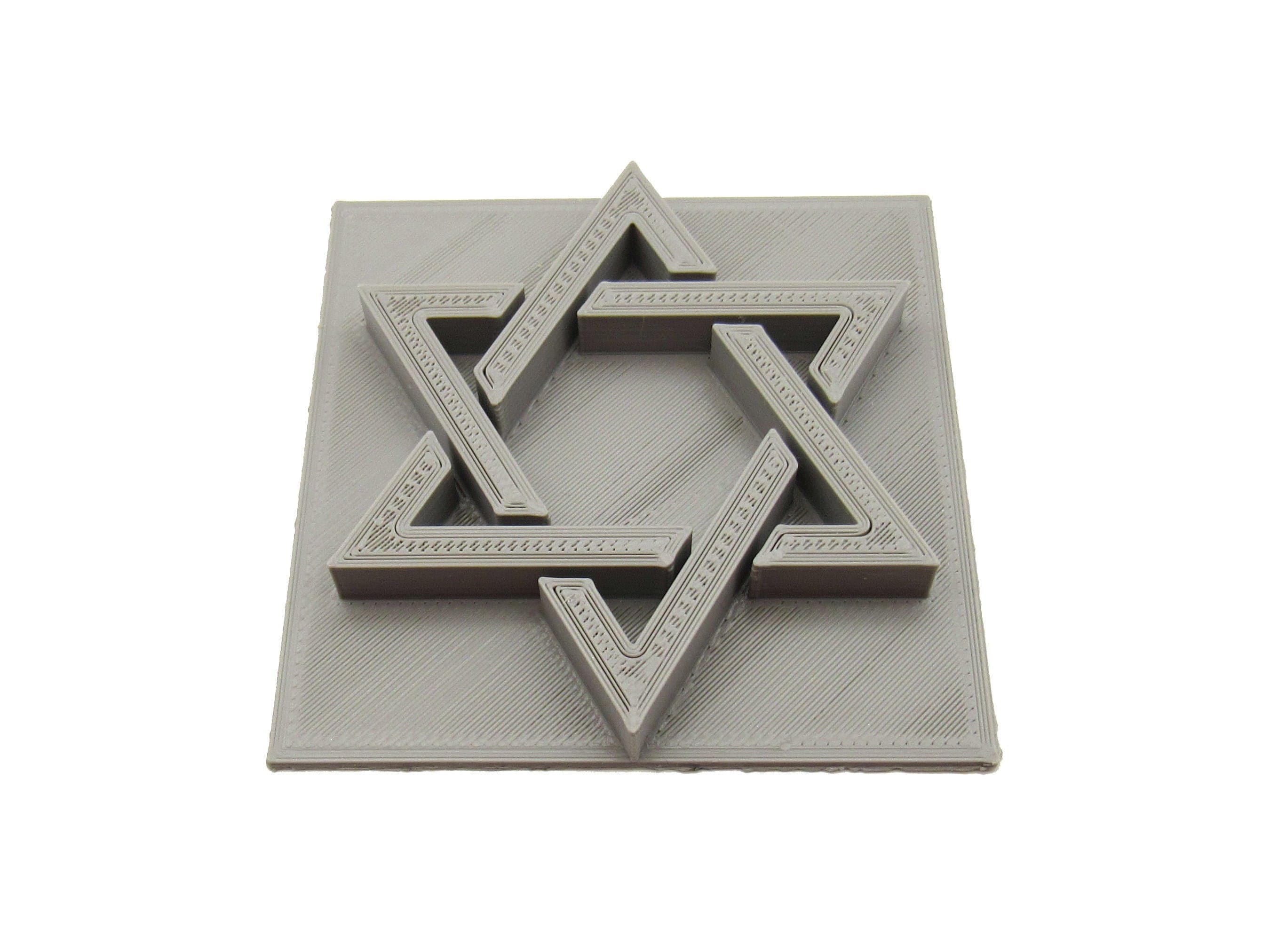 Hanukkah Star of David Mug Clay Stamp for handbuild pottery