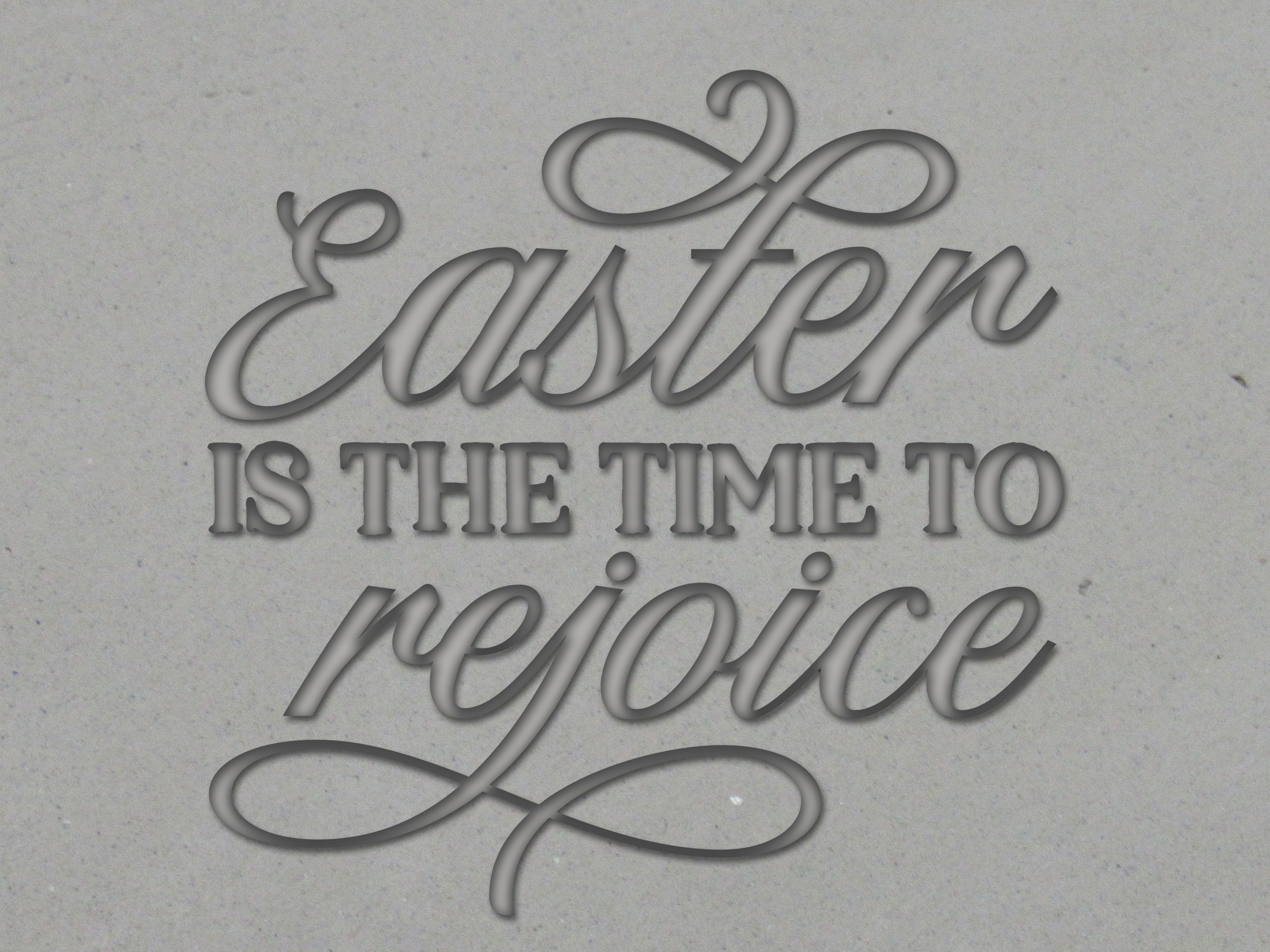 Easter is the Time to Rejoice mug clay stamp - Handbuild Clay Stamp - perfect size for mugs