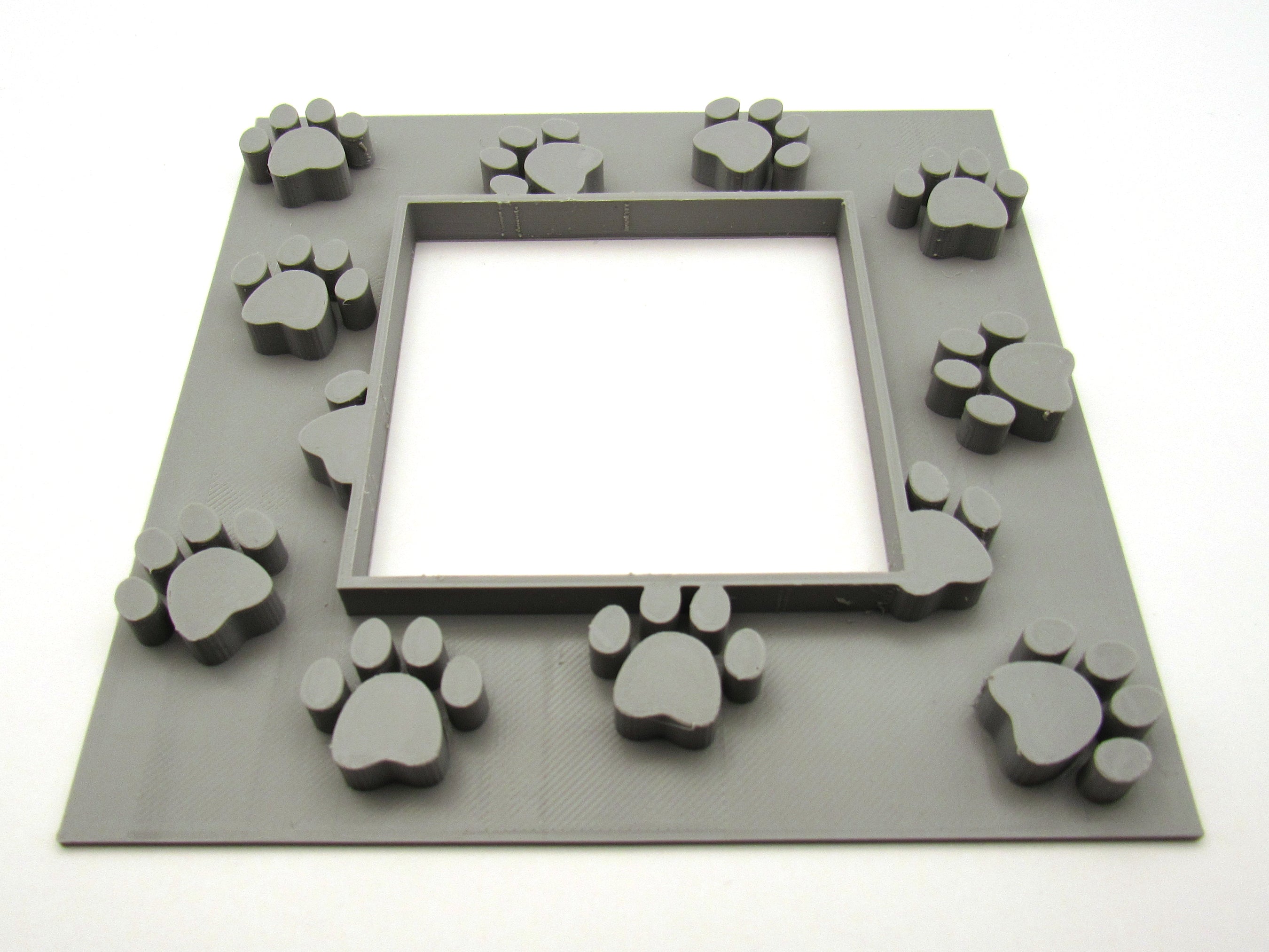 Paw Prints Background or Frame Stamp