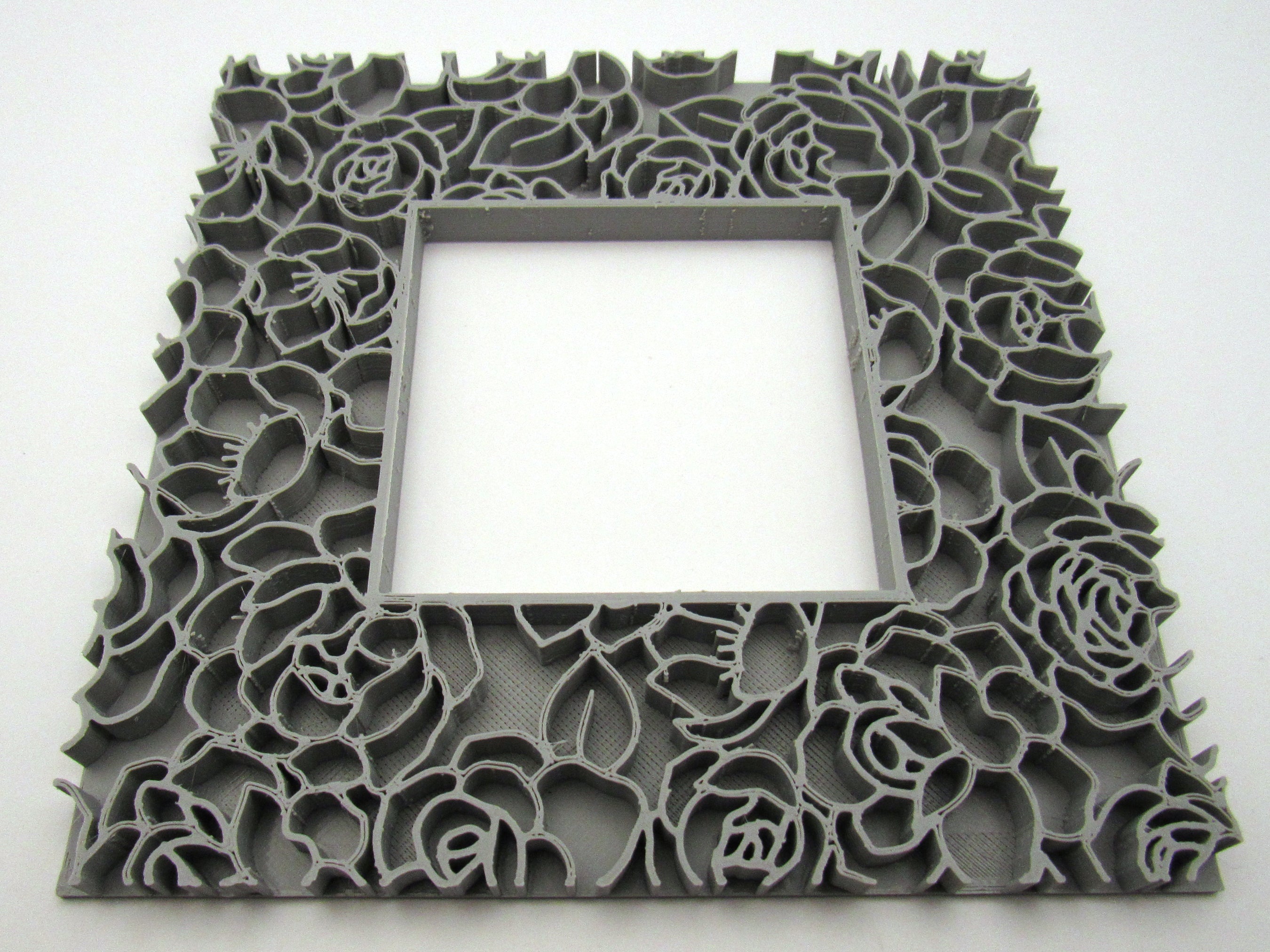 Rose Blooms Background or Frame Stamp