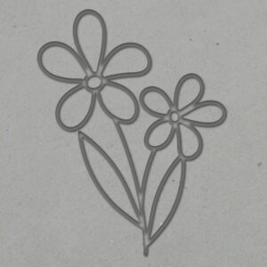 Clay Stamp | 2 Spring Flowers | Mug clay stamp for handbuild pottery