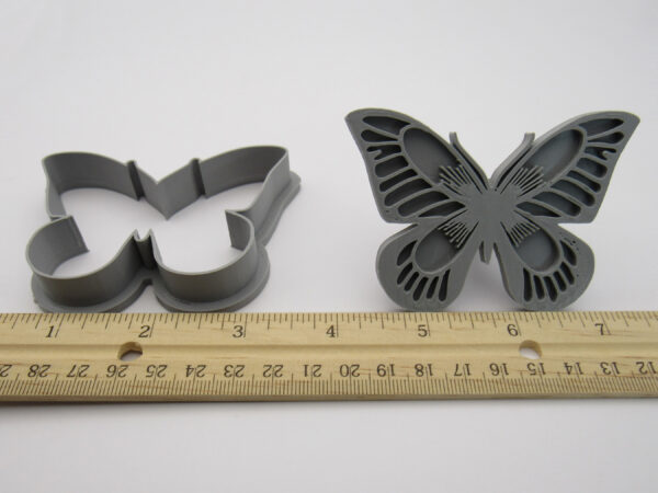 Butterfly clay stamp and cutter with ruler - IMG_9247 copy