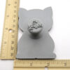 Cat clay stamp with 2 rulers - IMG_9254 copy