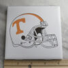 Vols Football Helmet Trivet coaster with ruler - IMG_9487 copy