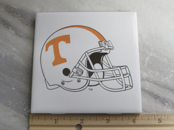 Vols Football Helmet Trivet coaster with ruler - IMG_9487 copy